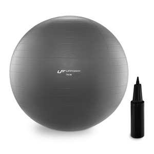 Profesjonalna piłka gimnastyczna Anti-Burst 75 cm grafitowa UpForm