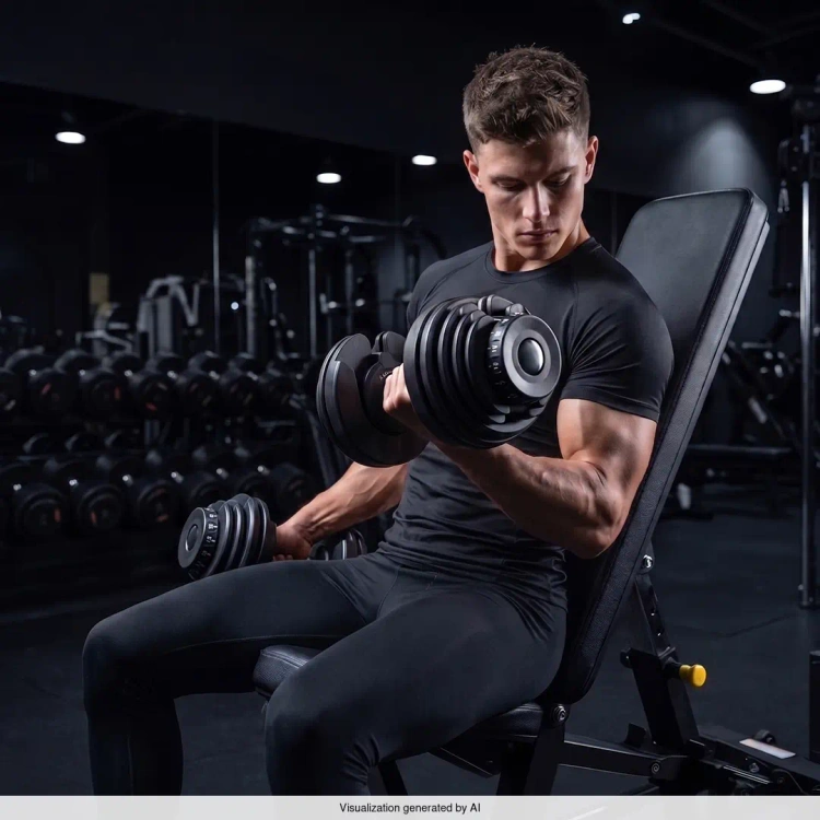 Mancuerna ajustable 2,5 - 24 kg - UpForm