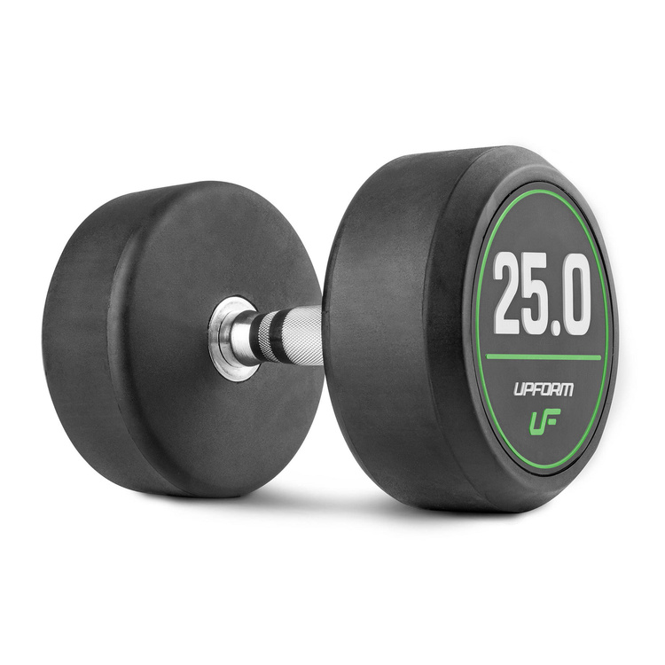 Zestaw hantli stałych gumowanych 2,5-25kg (skok co 2,5kg) 275kg - UpForm
