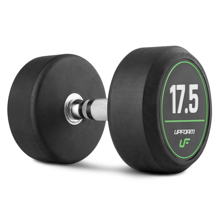 Zestaw hantli stałych gumowanych 2,5-25kg (skok co 2,5kg) 275kg - UpForm