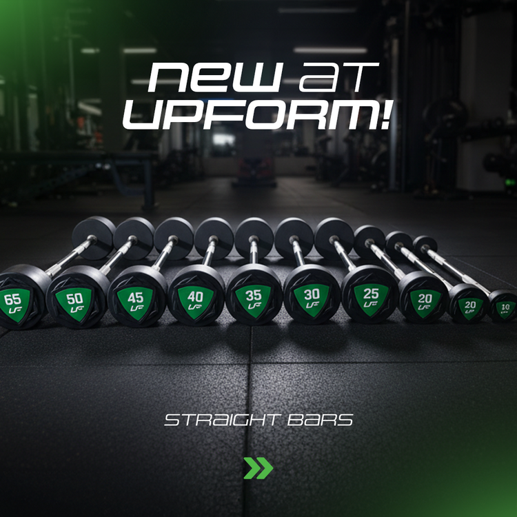 Set of straight polyurethane barbells 10-55 kg (5 kg increments) 325 kg – UpForm