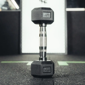 Manubrio HEX in ghisa con rivestimento in gomma 2,5 kg - UpForm