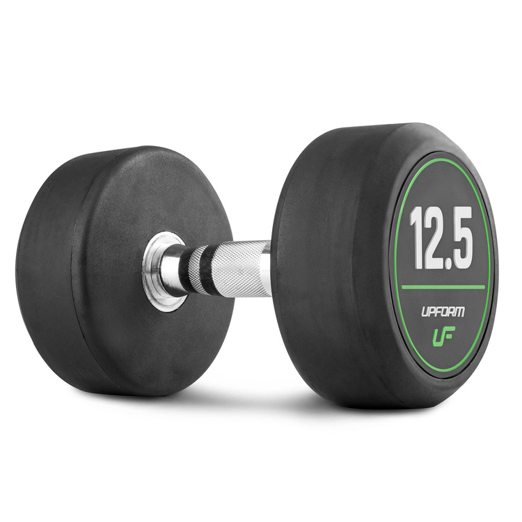 Zestaw hantli stałych gumowanych 2,5-50 kg (skok co 2,5kg) 1050 kg - UpForm