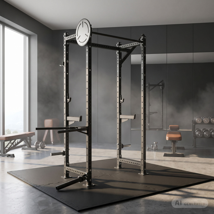 Power Rack Trainingskäfig COMPACT UFT-RIG-09 mit Zubehör - UpForm