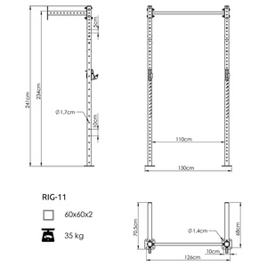 Power Rack Kooi COMPACT UFT-RIG-11 - UpForm