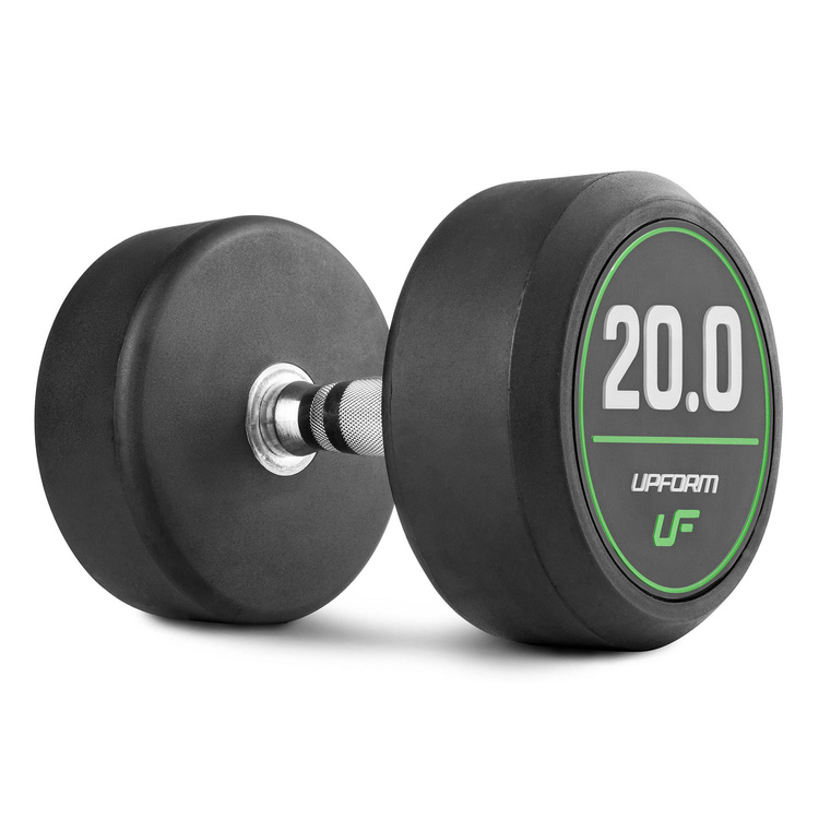 Zestaw hantli stałych gumowanych 2,5-25kg (skok co 2,5kg) 275kg - UpForm