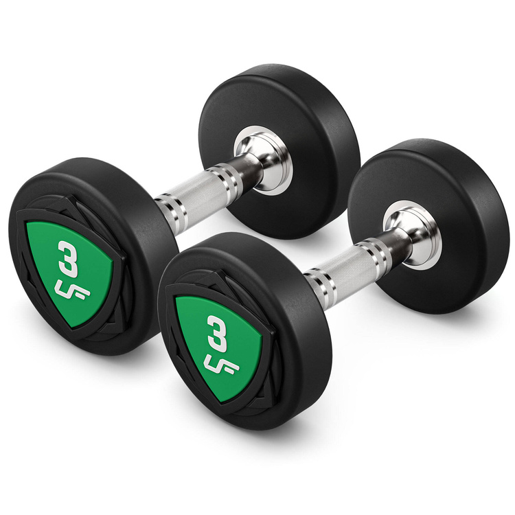 Set de gantere din poliuretan 1-10 kg (creșteri de 1 kg) 110 kg - UpForm