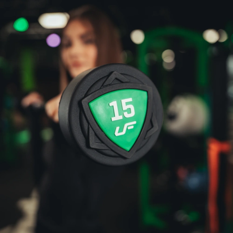 Sada rovné polyuretanové činky 10-55 kg (krok po 5 kg) 325 kg – UpForm