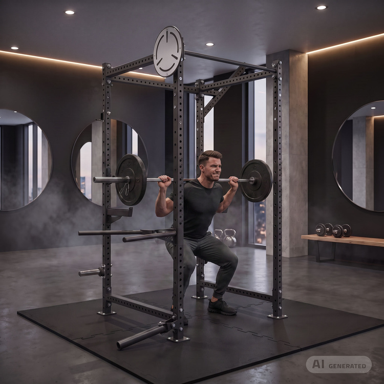 Power Rack Cage COMPACT UFT-RIG-10 with accessories - UpForm