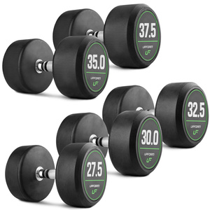 Rubber dumbbell set 27,5-37,5kg 325kg