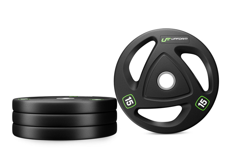 Olympische Gewichtsscheibe Gummiert HQ 15 kg - UpForm