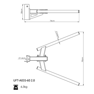 Dip Bar 60x60 UFT-A035 2.0 - UpForm