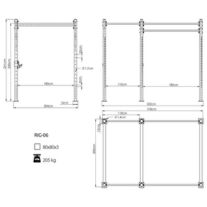 Power Rack Kooi PRO UFT-RIG-06 - UpForm