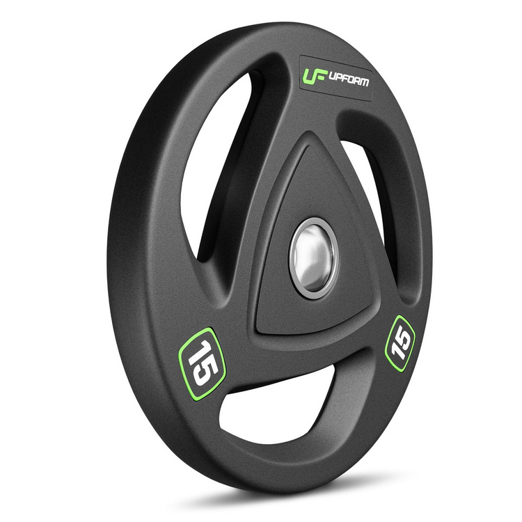 Rubber-Coated Olympic Weight Plate HQ 15 kg - UpForm