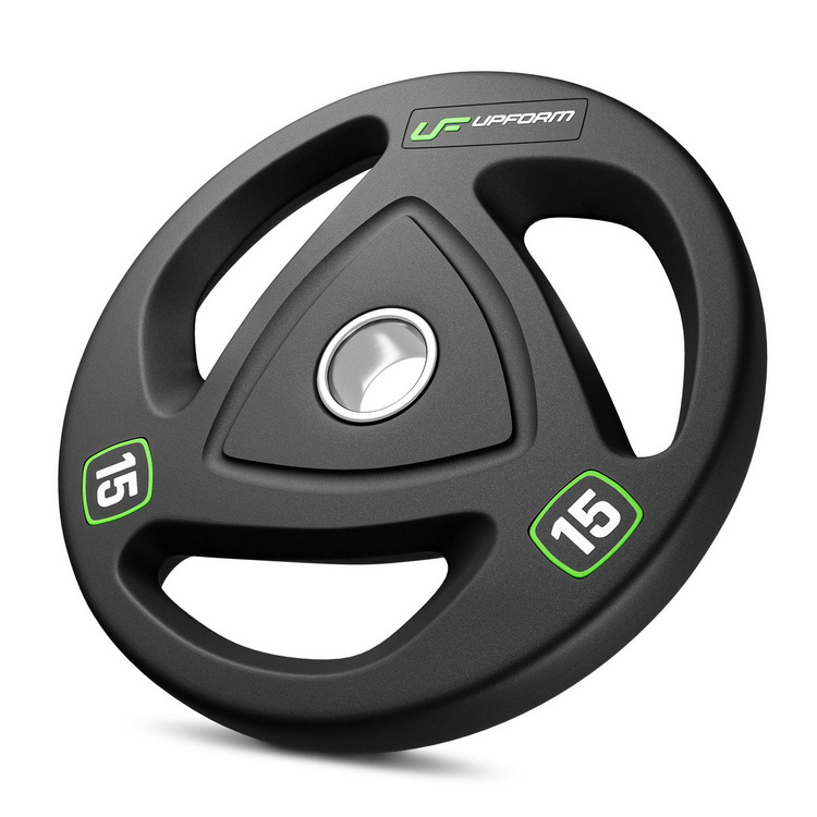 Rubber-Coated Olympic Weight Plate HQ 15 kg - UpForm