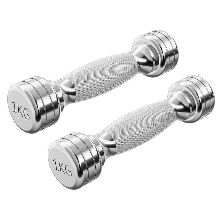 Zestaw hantli chromowanych ze stojakiem 1-10kg MP-S206 - Marbo Sport