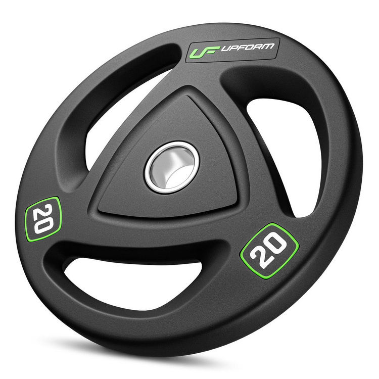 Rubber-Coated Olympic Weight Plate HQ 20 kg - UpForm
