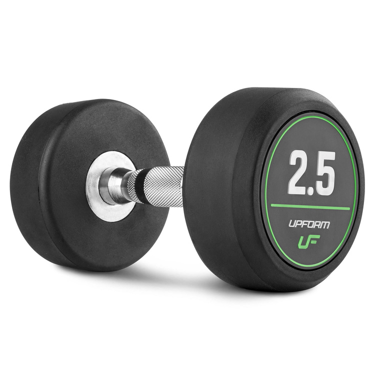 Zestaw hantli gumowanych HQ 2,5-25 kg ze stojakiem MF-S002 - SmartGym Fitness Accessories